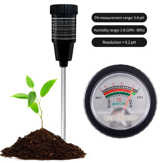 Handheld Soil Ph Tester Ph & Moisture Meter with 295Mm Long Electrode Probe Wate