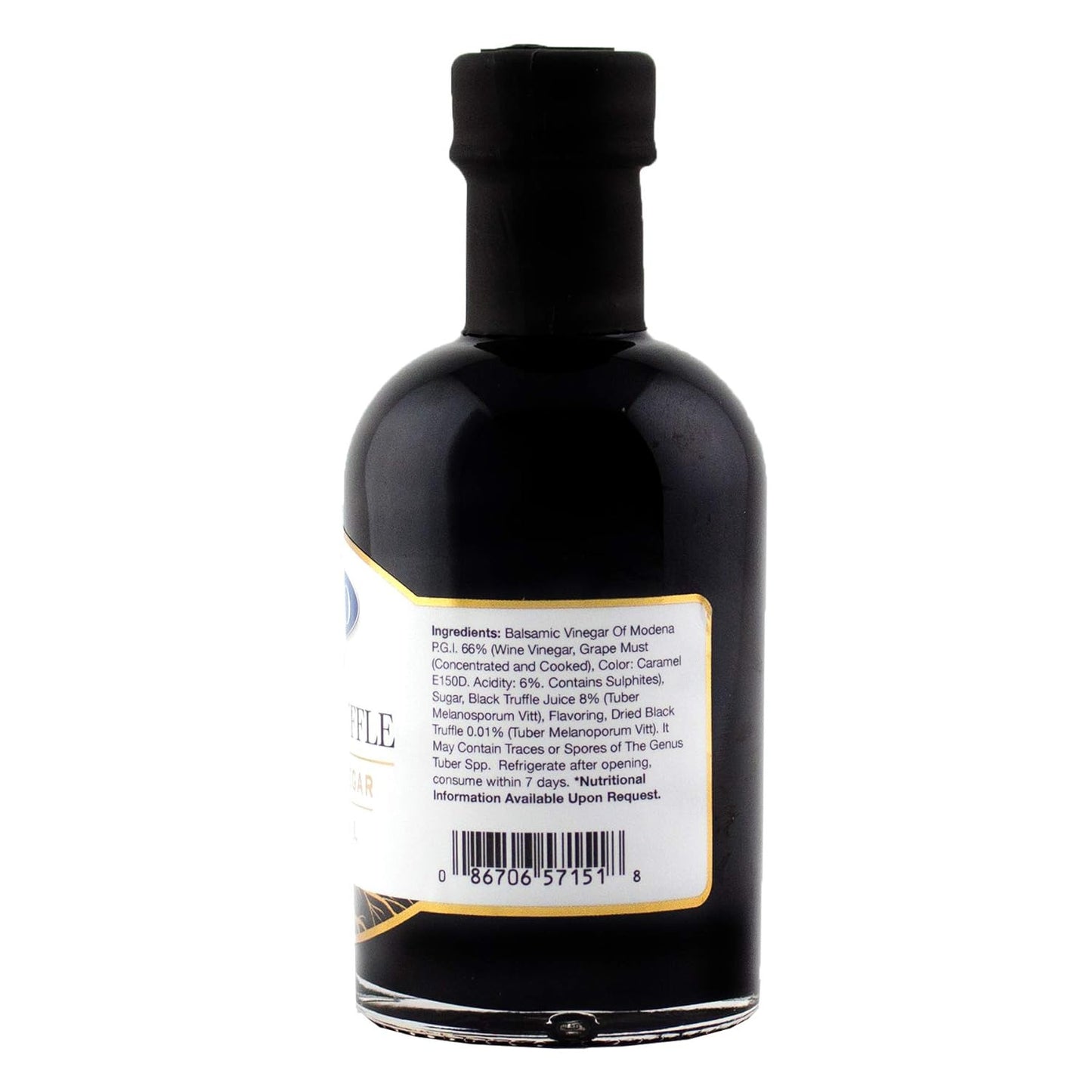 All Natural Black Truffle Balsamic Vinegar of Modena P.G.I. - 3.5 Oz - Made with