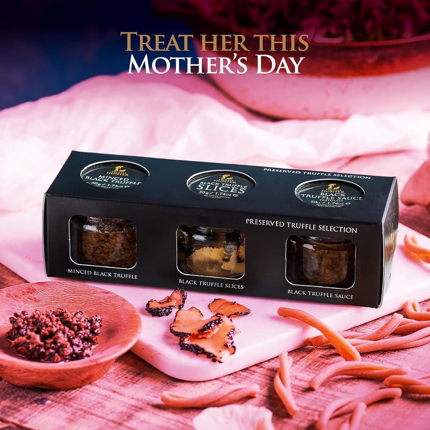 - Preserved Black Truffle Selection - Minced Truffle, Truffle Slices, Truffle Sa