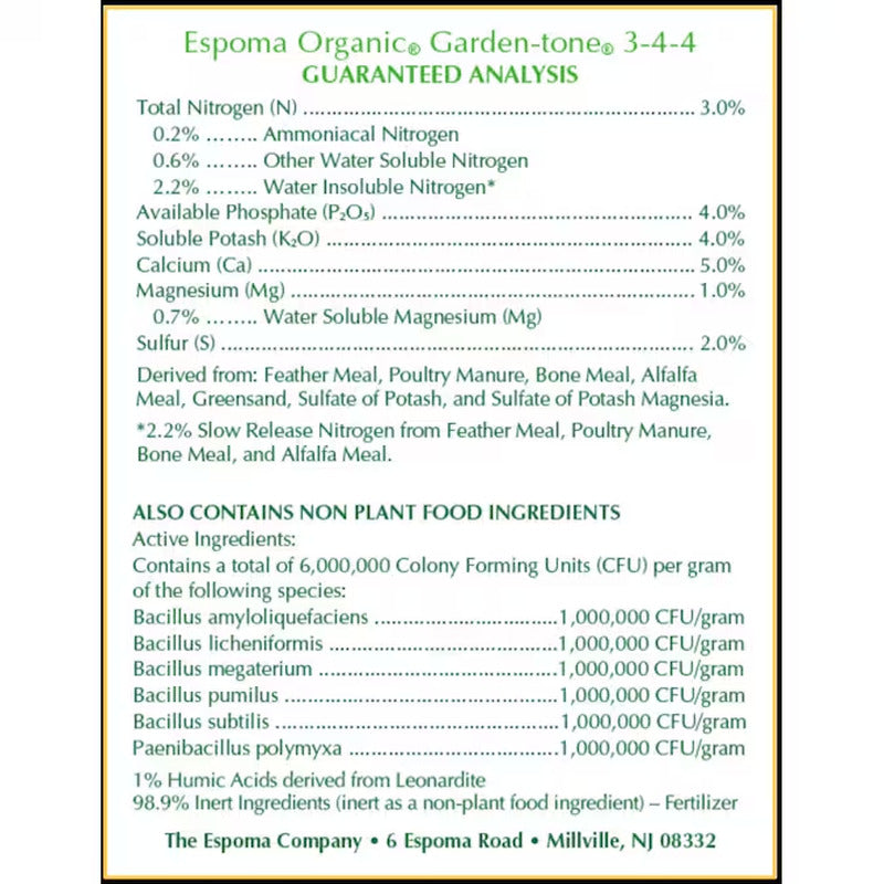 Garden-Tone 8-Lb Organic Natural Granules All-Purpose Food