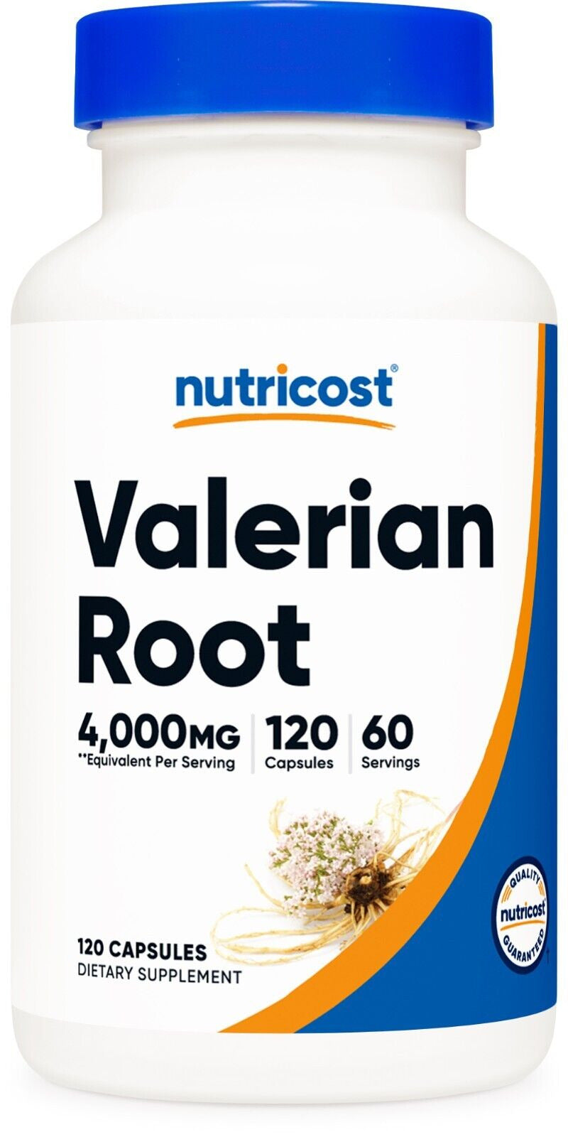 Nutricost Valerian Root Capsules 1000Mg, 120 Caps - Gluten Free, Non-Gmo