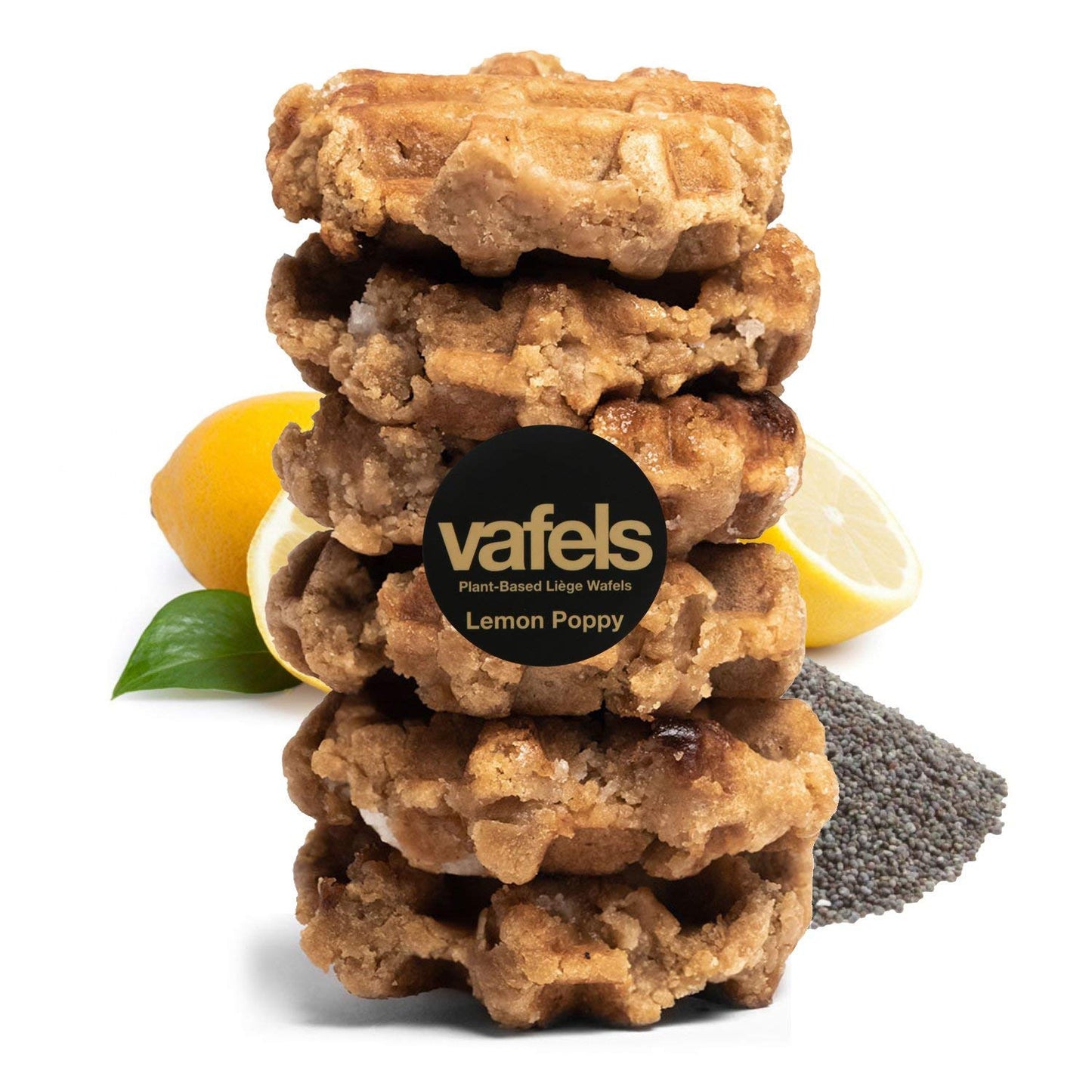 Plant-Based Liège Wafel - Organic Pearl Sugar Infused Belgian Waffle | Vegan | S