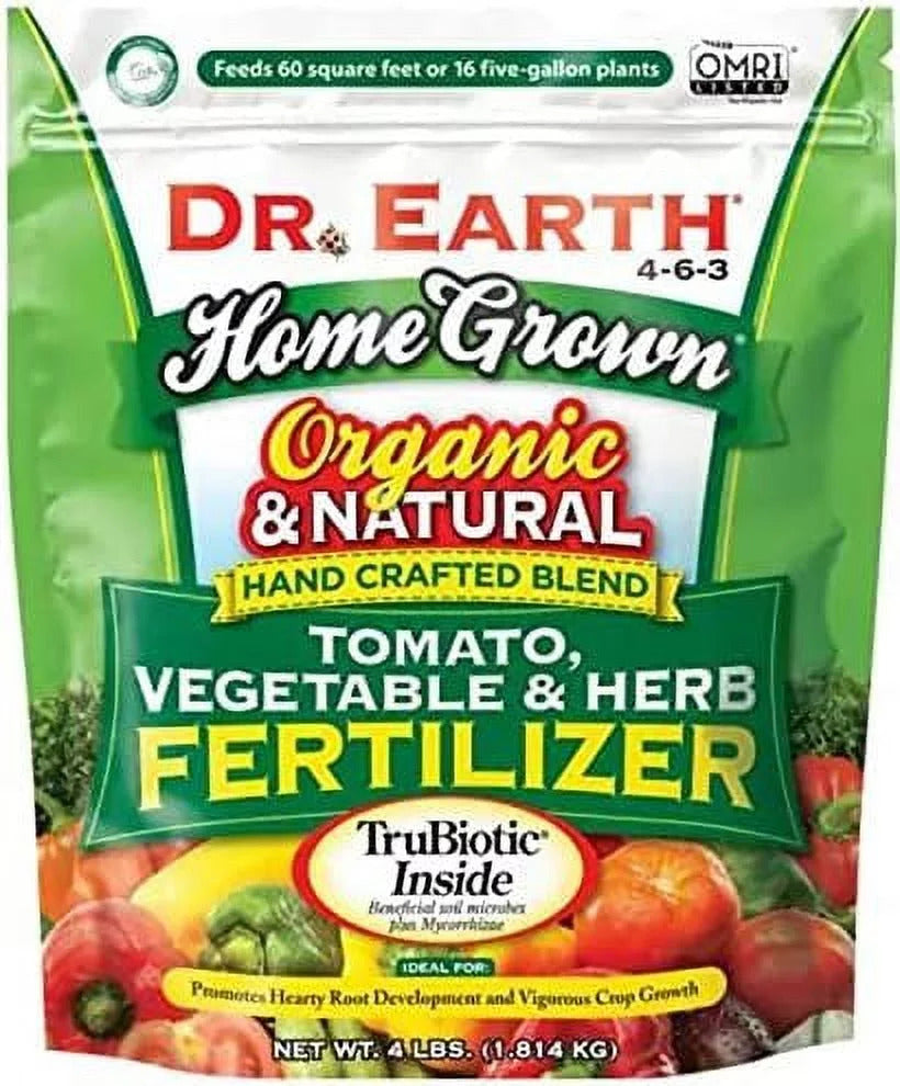 Organic 5 Tomato, Vegetable & Herb Fertilizer Poly Bag