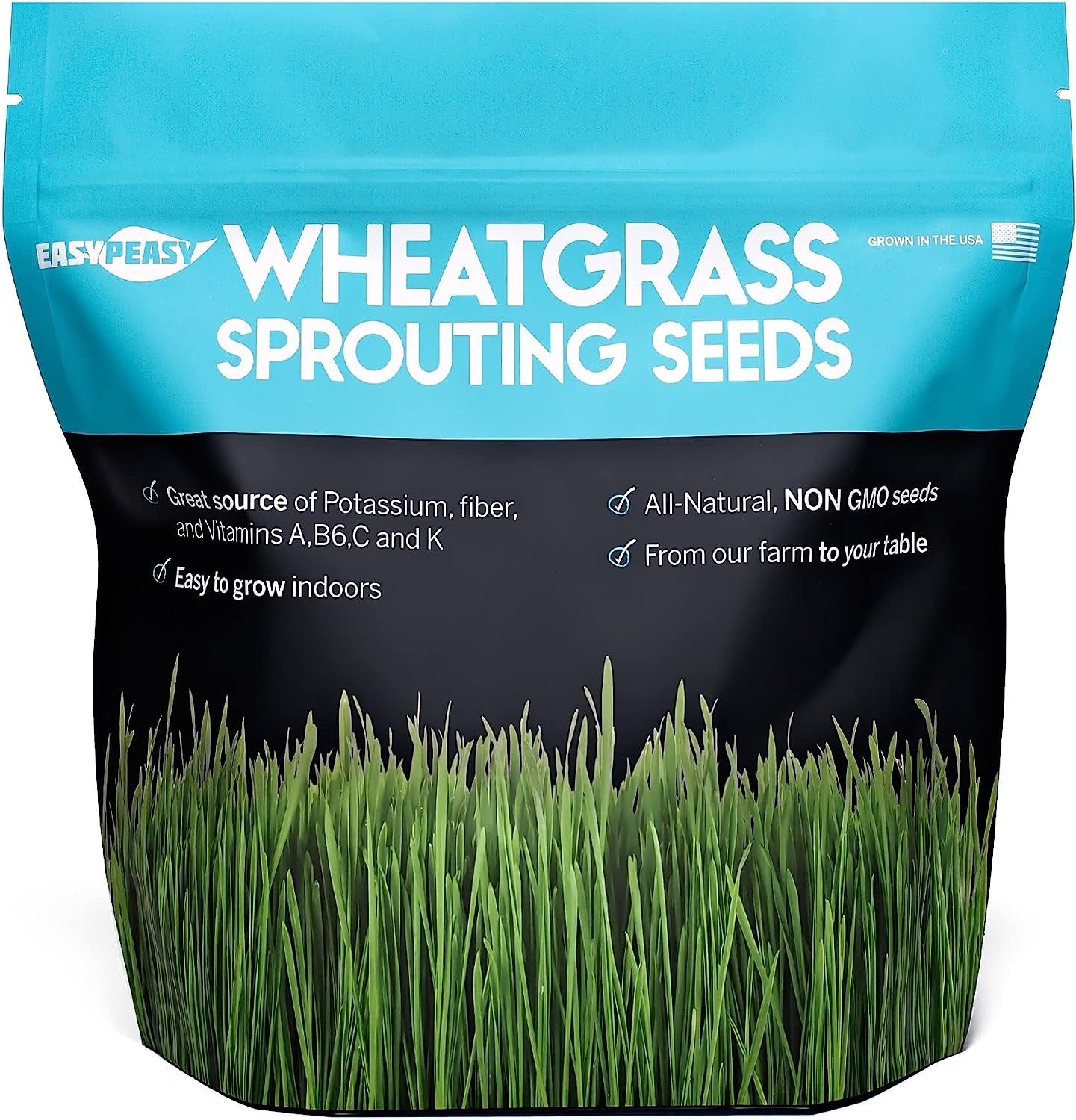 Wheatgrass Seeds | Non GMO | Grown in USA Wheat Grass Seeds | from Our Farm to Y