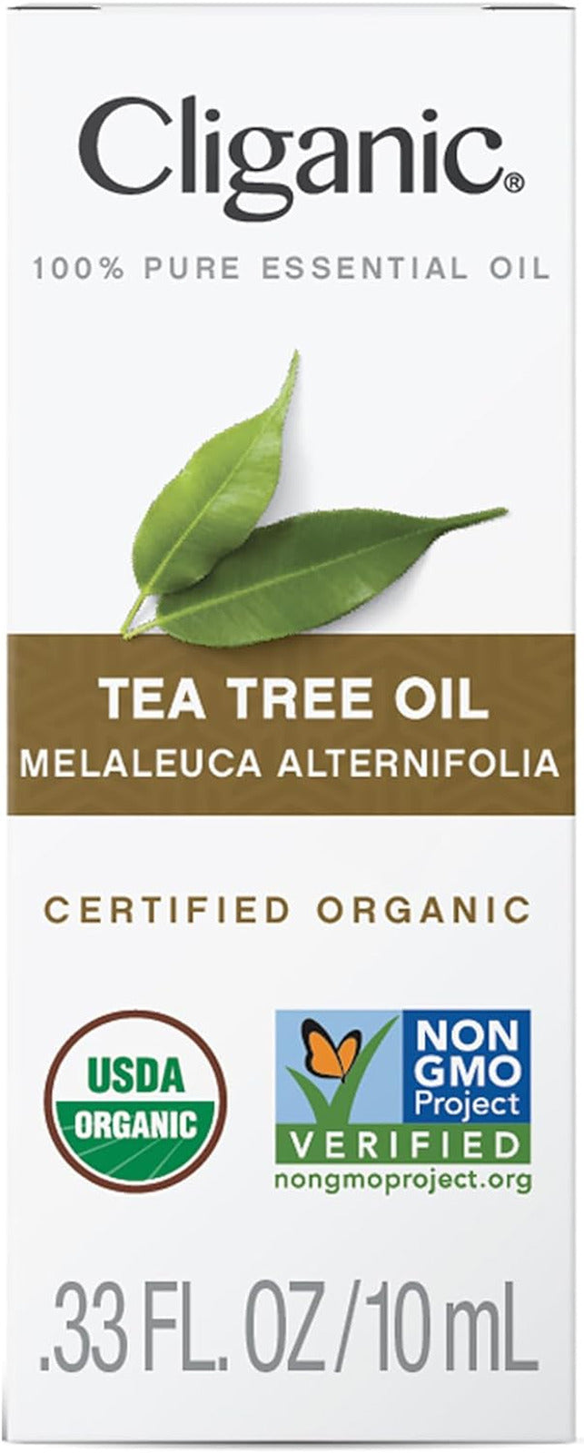 Organic Tea Tree Essential Oil, 100% Pure Natural, for Aromatherapy | Non-Gmo Ve