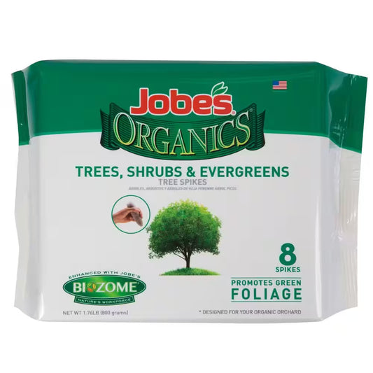 1.76 Lb. Organics Tree, Shrub and Evergreen Fertilizer Spikes with Biozome, OMRI