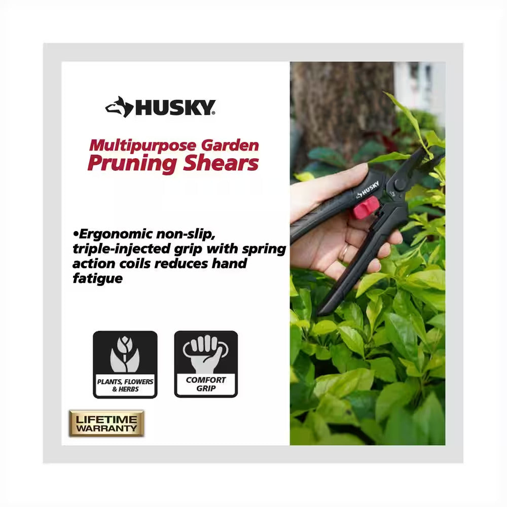 7.5 In. Multipurpose Garden Pruning Shears