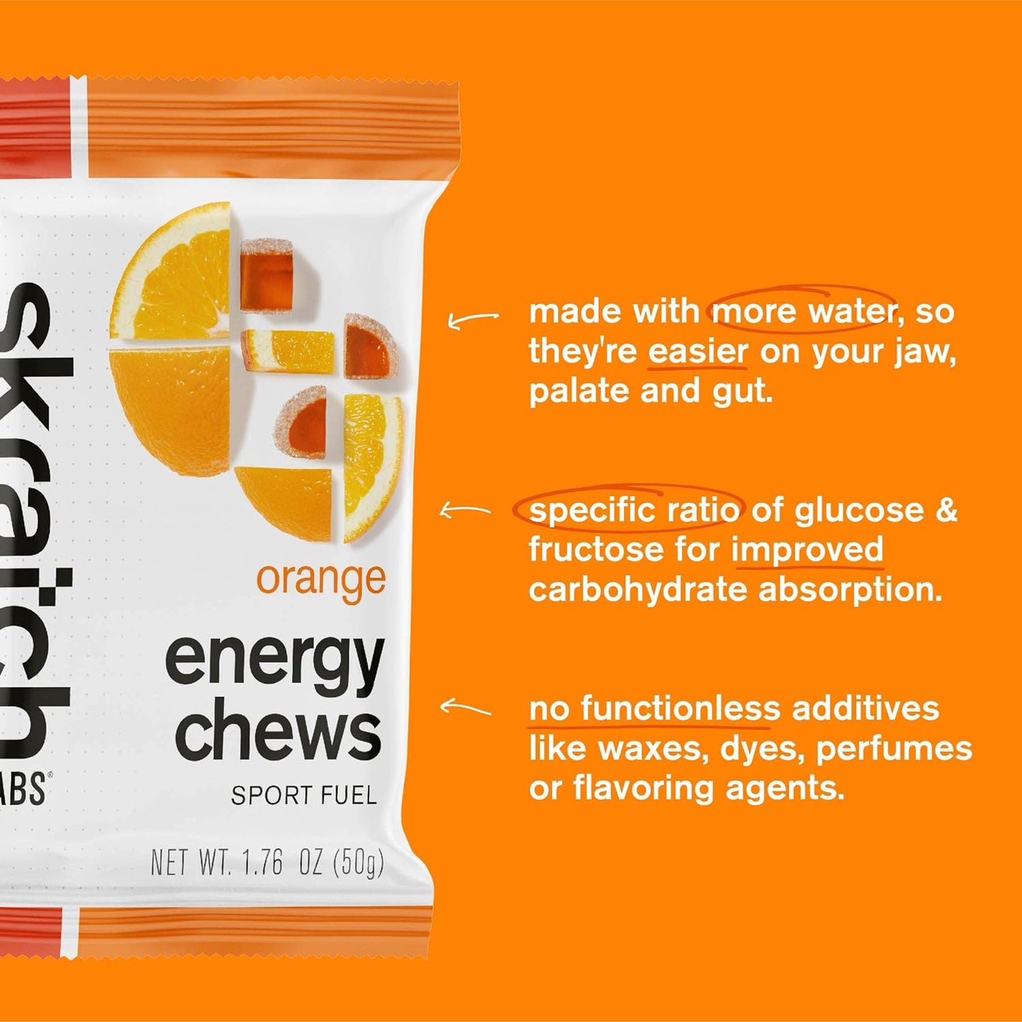 Energy Chews | Energy Gummies for Running, Cycling, and Sports Preformance | Ene