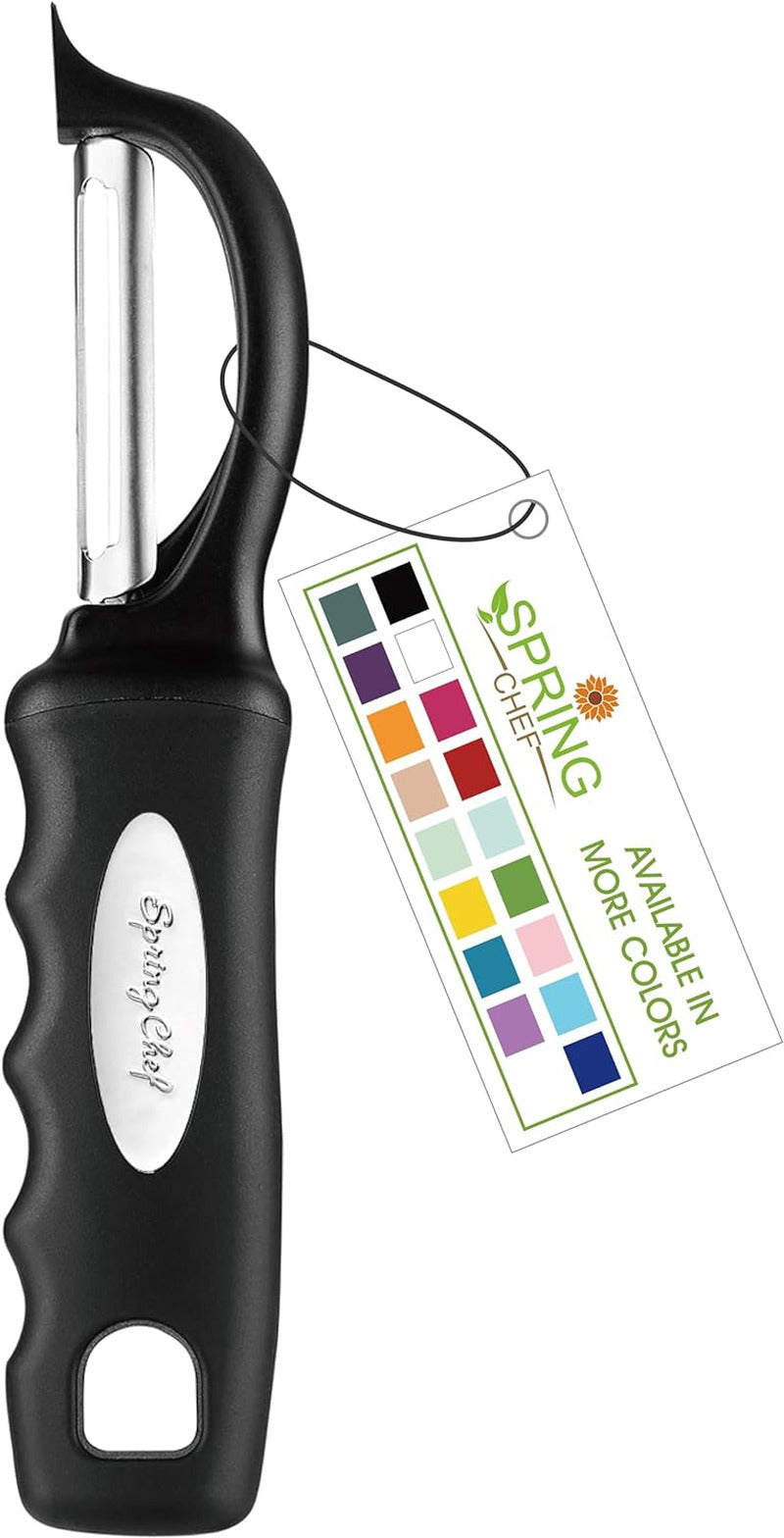 Premium Swivel Vegetable Peeler, Black