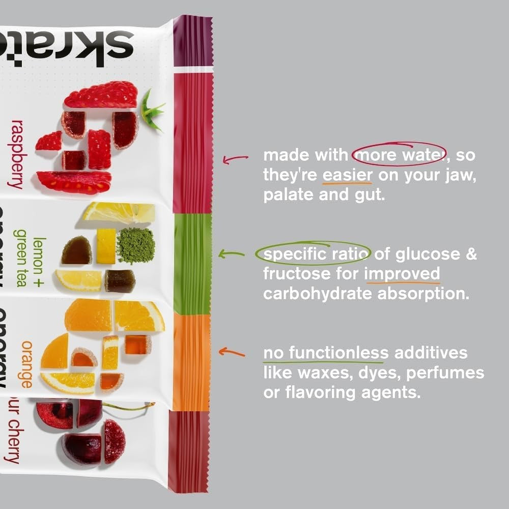 Energy Chews | Energy Gummies for Running, Cycling, and Sports Preformance | Ene