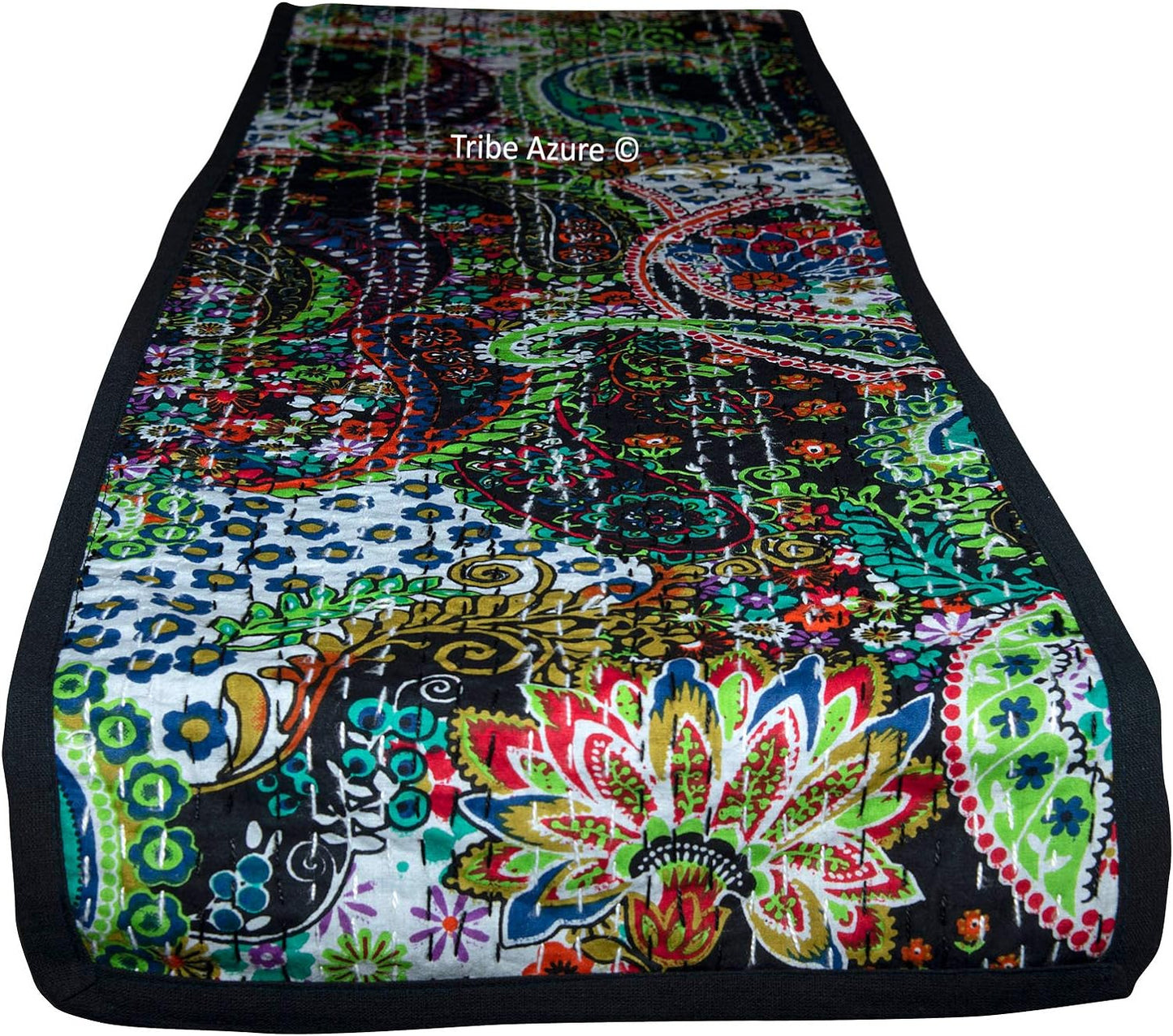 Table Runner Cotton 12" X 48" Floral Tapestry Boho Bohemian Colorful Coffee Tabl