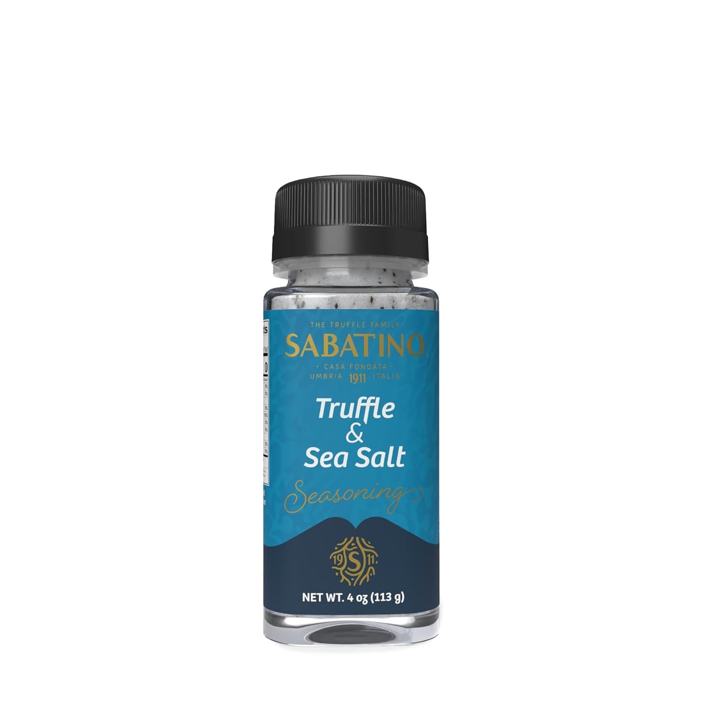 Truffle Salt Shaker, All Natural Gourmet Truffle Salt Seasoning, Sicilian Sea Sa