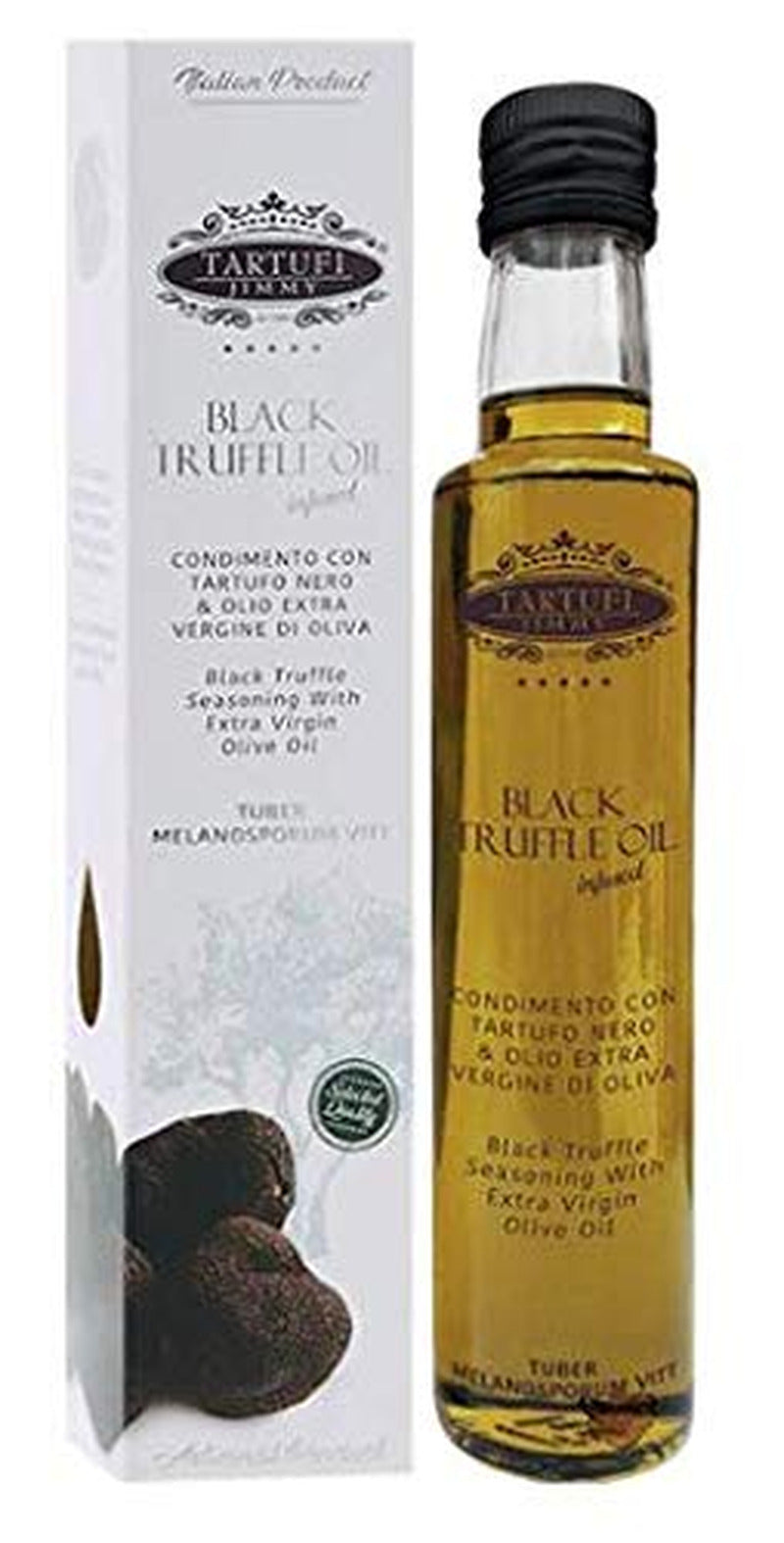 Tita Italian Extra Virgin Olive Oil, Intense Flavors, Black Truffle Infused, Mul