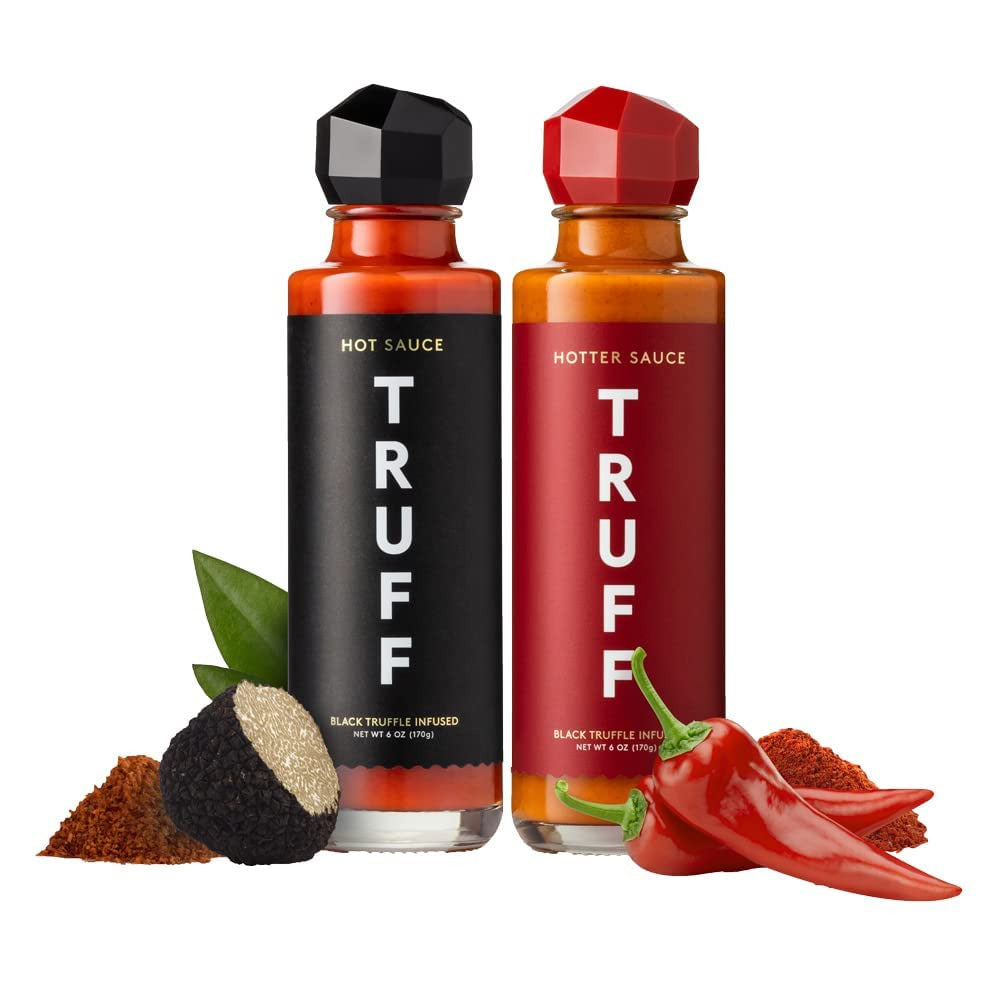 Hot Sauce and Hotter Sauce 2-Pack Bundle, Gourmet Hot Sauce Set, Black le and Ch