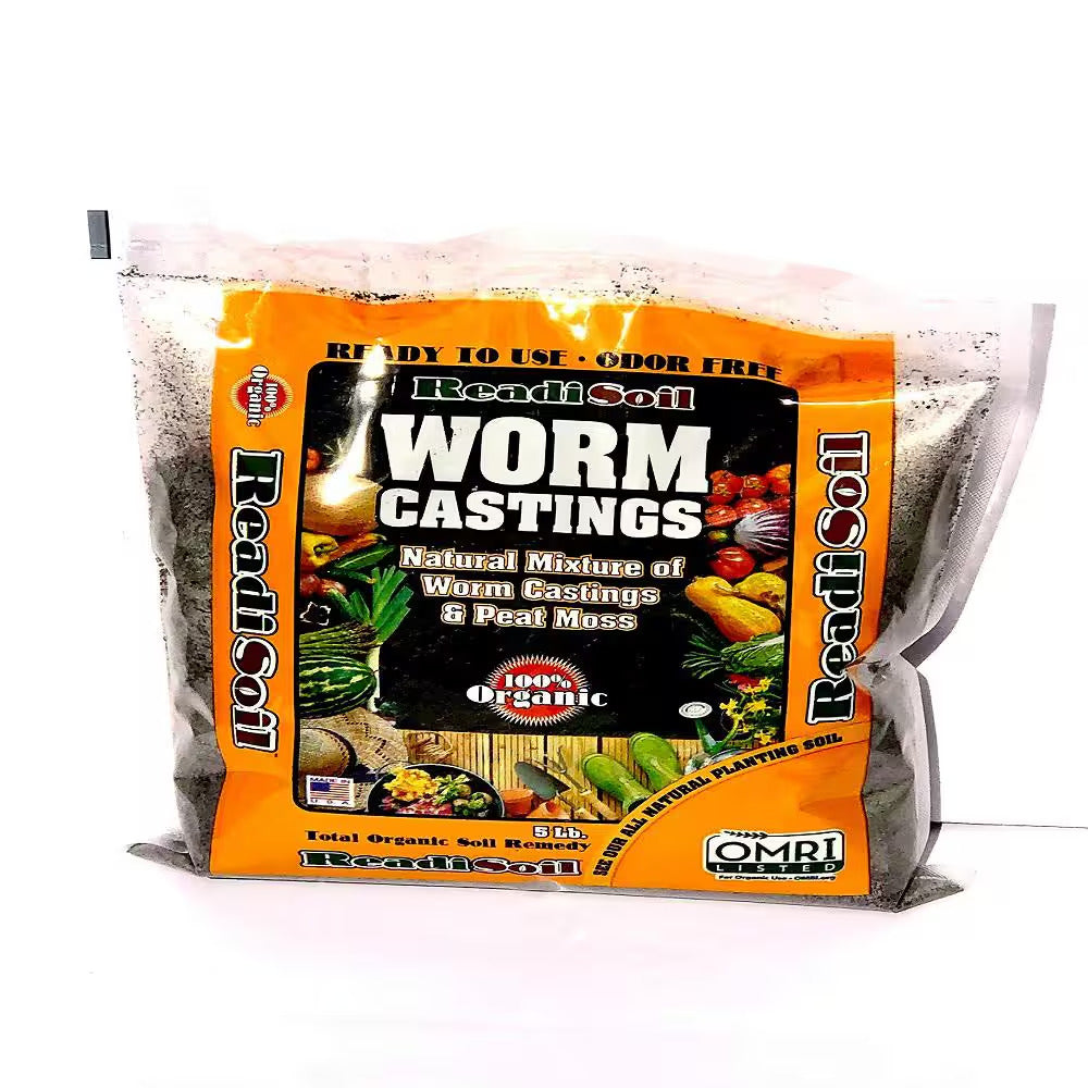 5Lb 100% Organic Worm Casting Soil