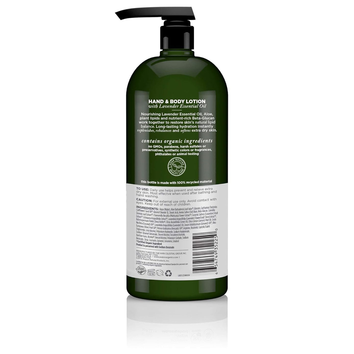 Hand & Body Lotion, Nourishing Lavender, 32 Oz