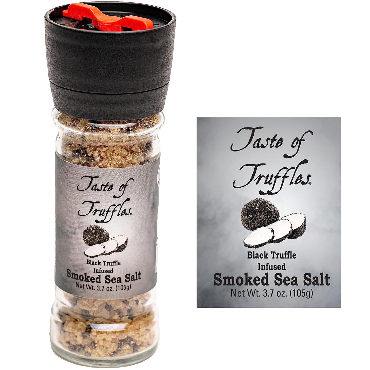 Black Truffle Smoked Sea Salt | Wt 3.7 Oz | 105 Gr