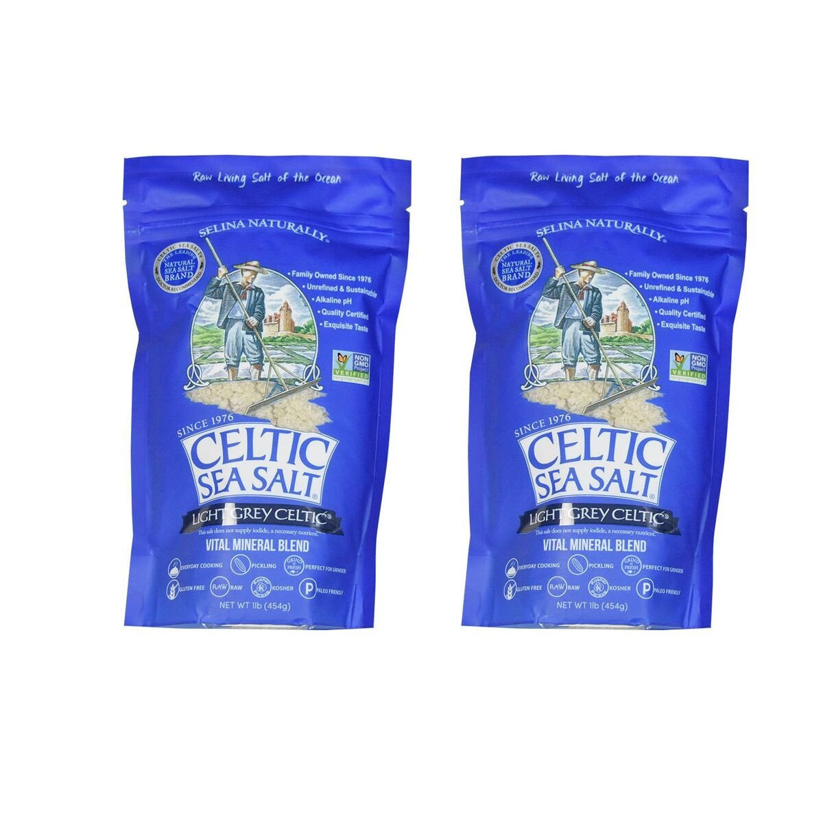 Light Grey  Resealable Bags Â€“ Additive-Free, Delicious Sea Salt, Perfect for C