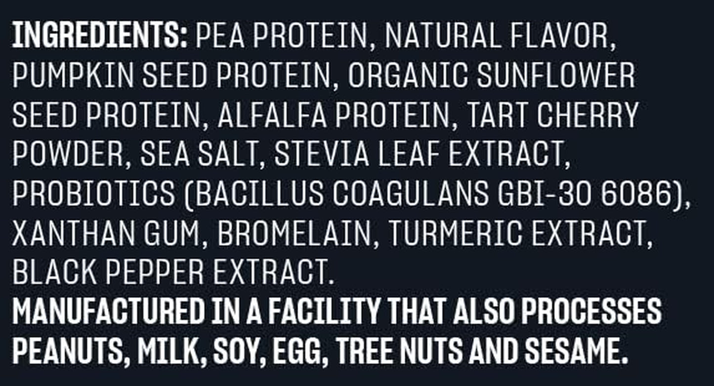 Premium Sport Protein Vanilla Protein Powder, n, Non GMO, Gluten Free Plant Base