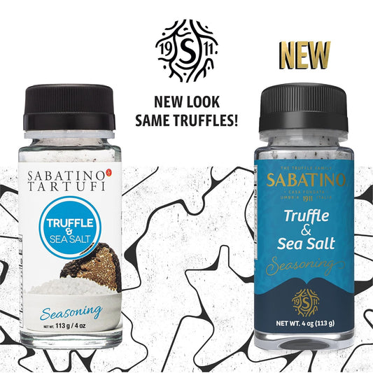 Truffle Salt Shaker, All Natural Gourmet Truffle Salt Seasoning, Sicilian Sea Sa