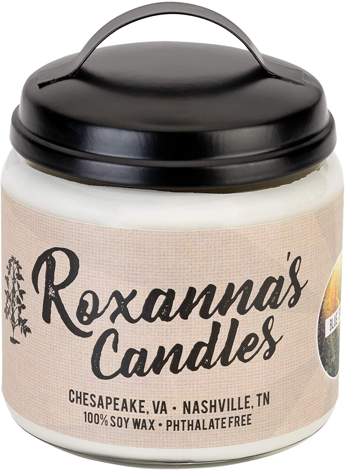 Frankincense & Myrrh Scented Soy Candle with Crackling Wooden Wick | Handmade Ar