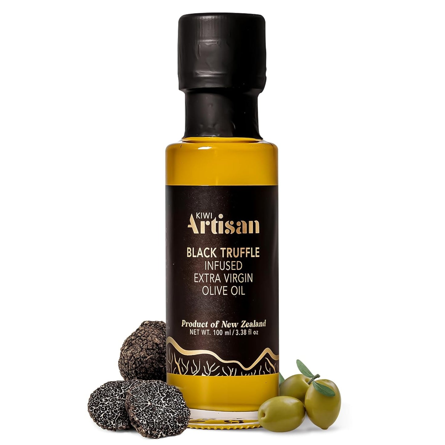 Black Truffle Oil, Gourmet Cooking Oil, Infused Olive Oil, Real Truffle Shavings