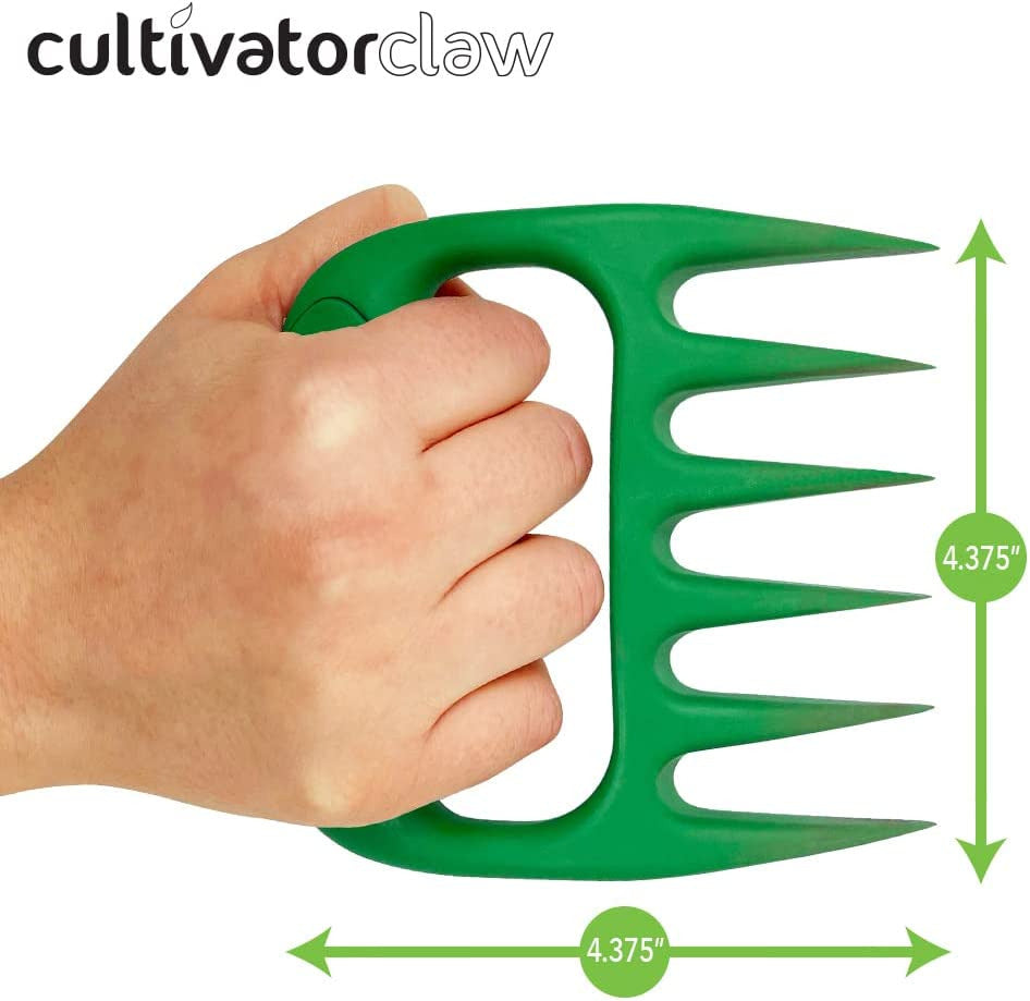 Cultivator Claw - Ergonomic Gardening Tools - Hand Held Garden Tool - Hand Rake