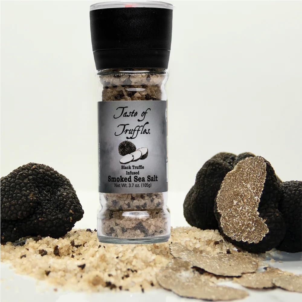 Black Truffle Smoked Sea Salt | Wt 3.7 Oz | 105 Gr