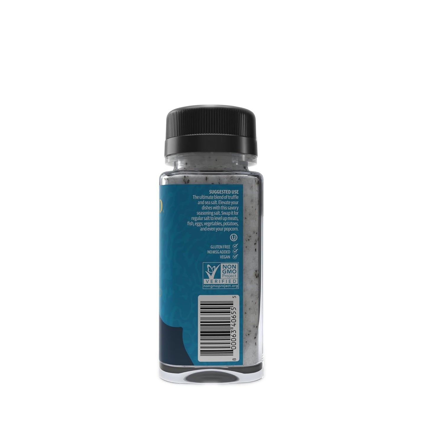 Truffle Salt Shaker, All Natural Gourmet Truffle Salt Seasoning, Sicilian Sea Sa