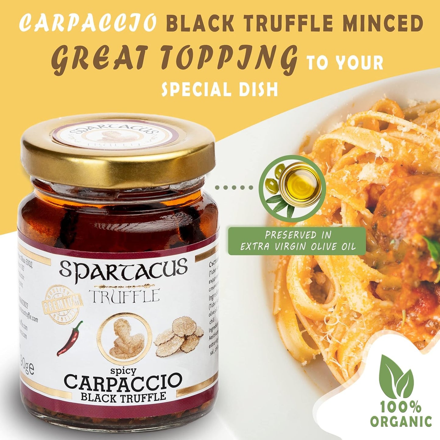 Spartacus Carpaccio Truffle | Slightly Spicy | Treat Yourself to Culinary Excell