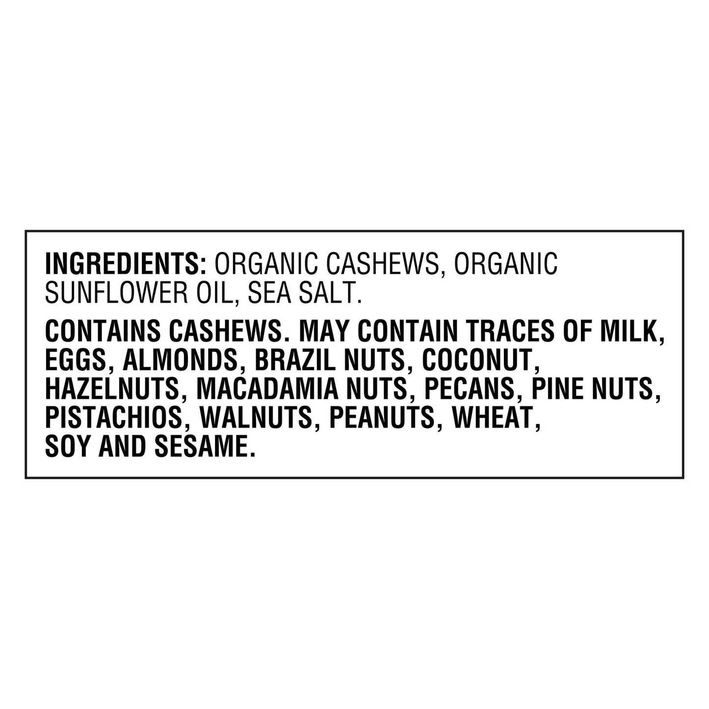 Organic Roasted & Salted Whole Cashews, 14 Oz