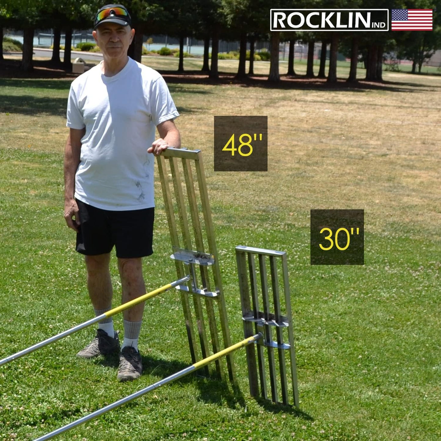 Rocklin™ Lawn Leveling Rake | Levelawn Tool | Level Soil or Dirt Ground Surfaces