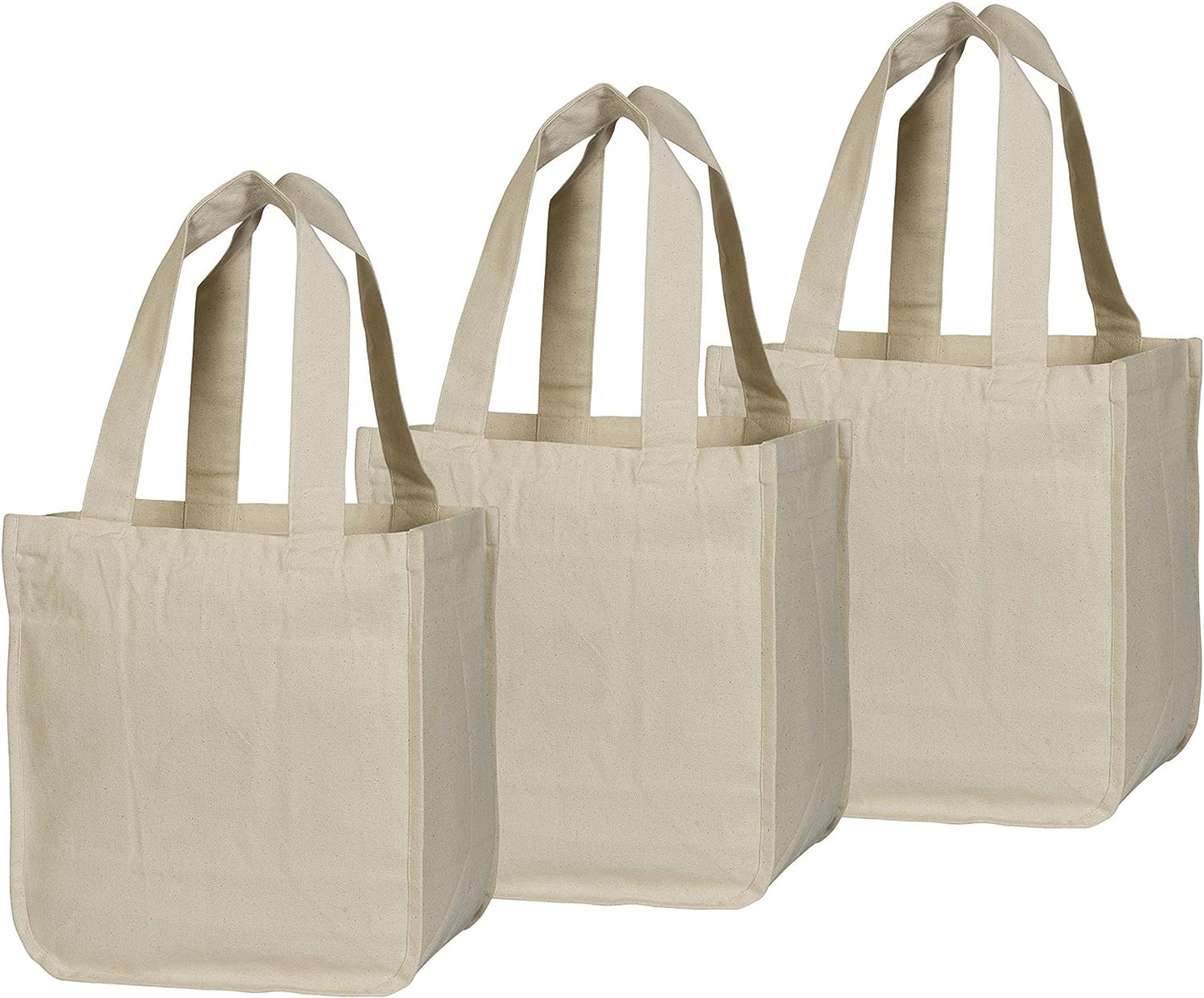 Best Canvas Grocery Shopping Bags - Canvas Grocery Shopping Bags with Handles -