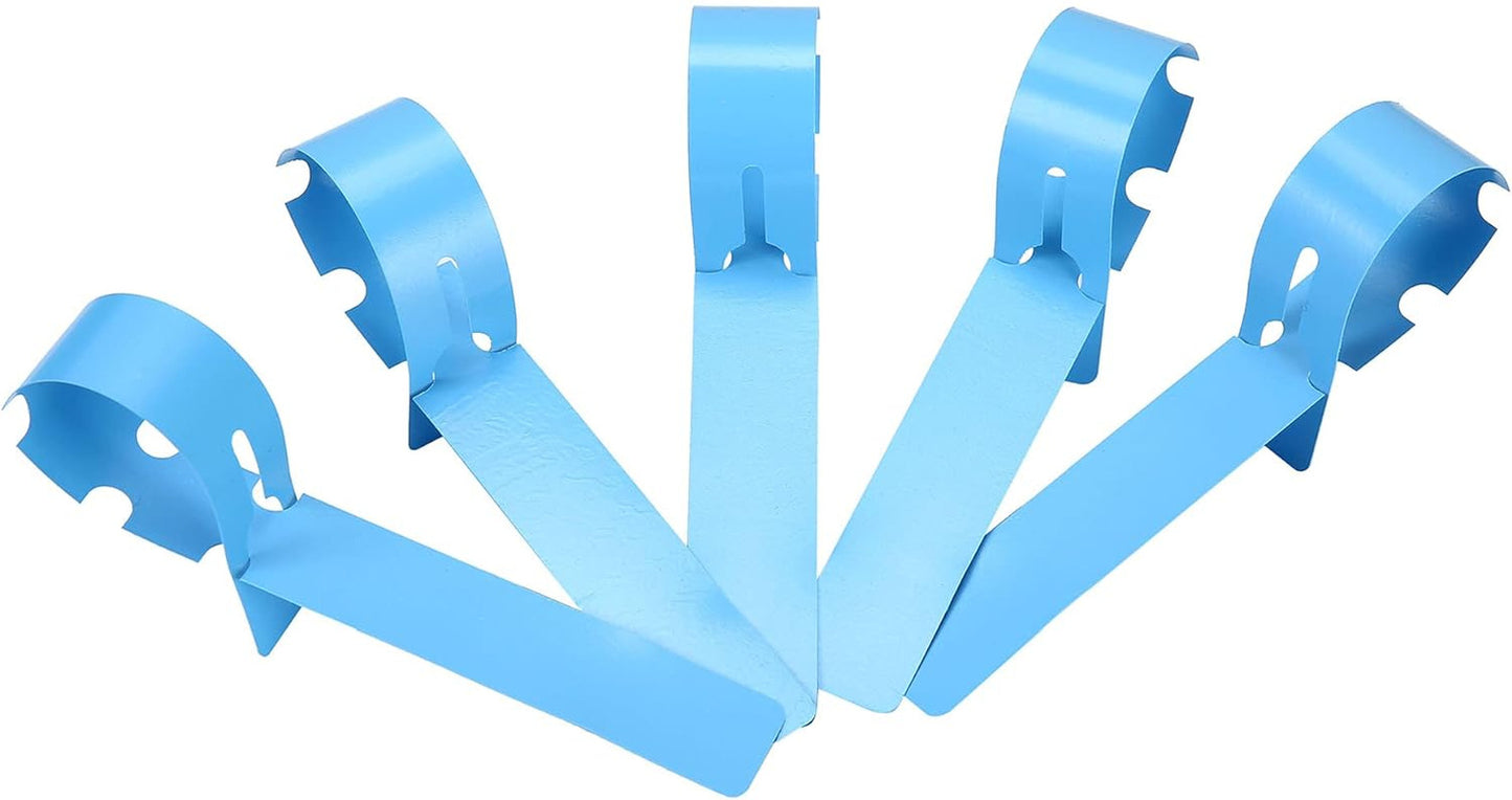 200 Pcs Blue Plastic Plant Tags with a Marker Pen, Wrap around Hanging Tree Tags