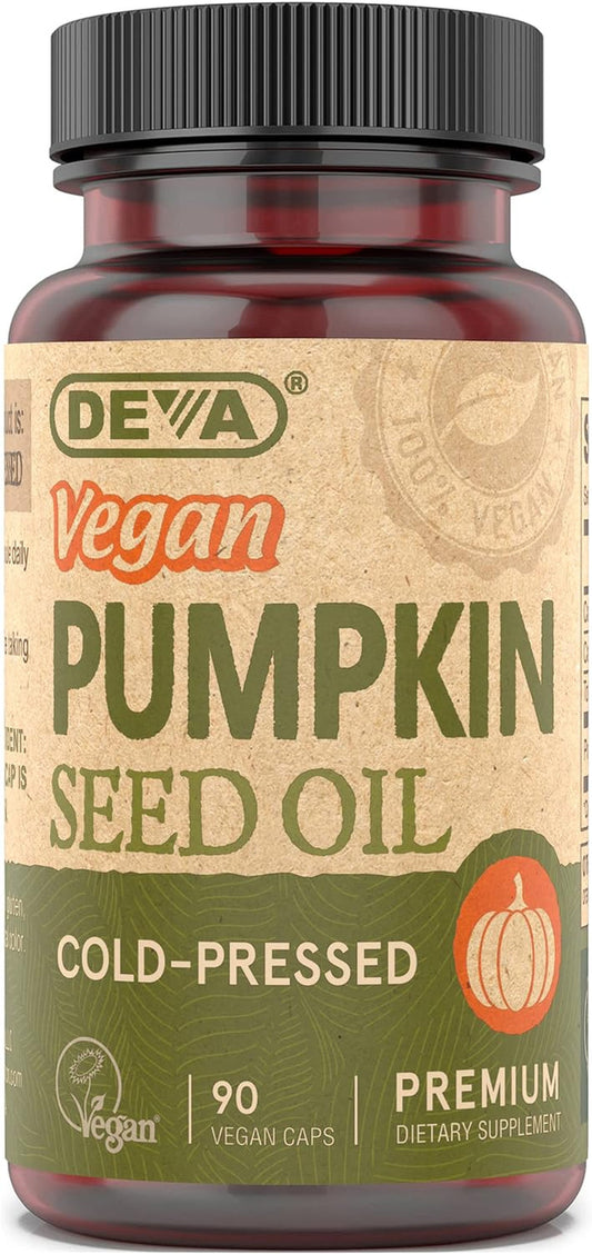 Nutrition Vegan Pumpkin Seed Oil Capsules, 90 Count