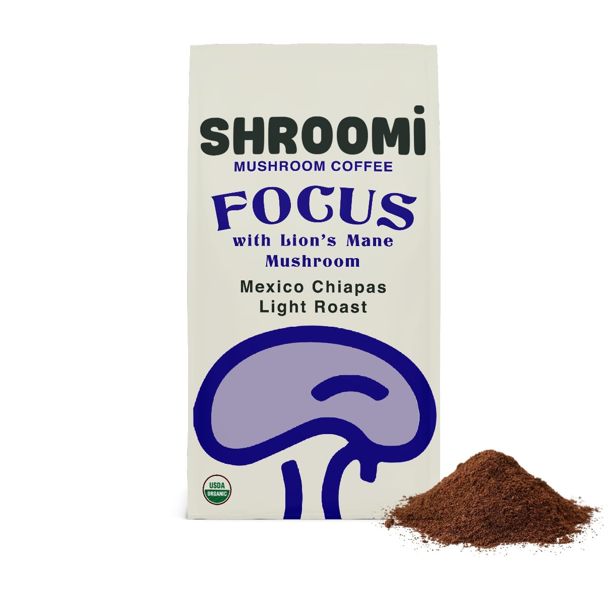 Premium Ground Mushroom Coffee | Mental Performance Gourmet Coffee | Lion’S Mane