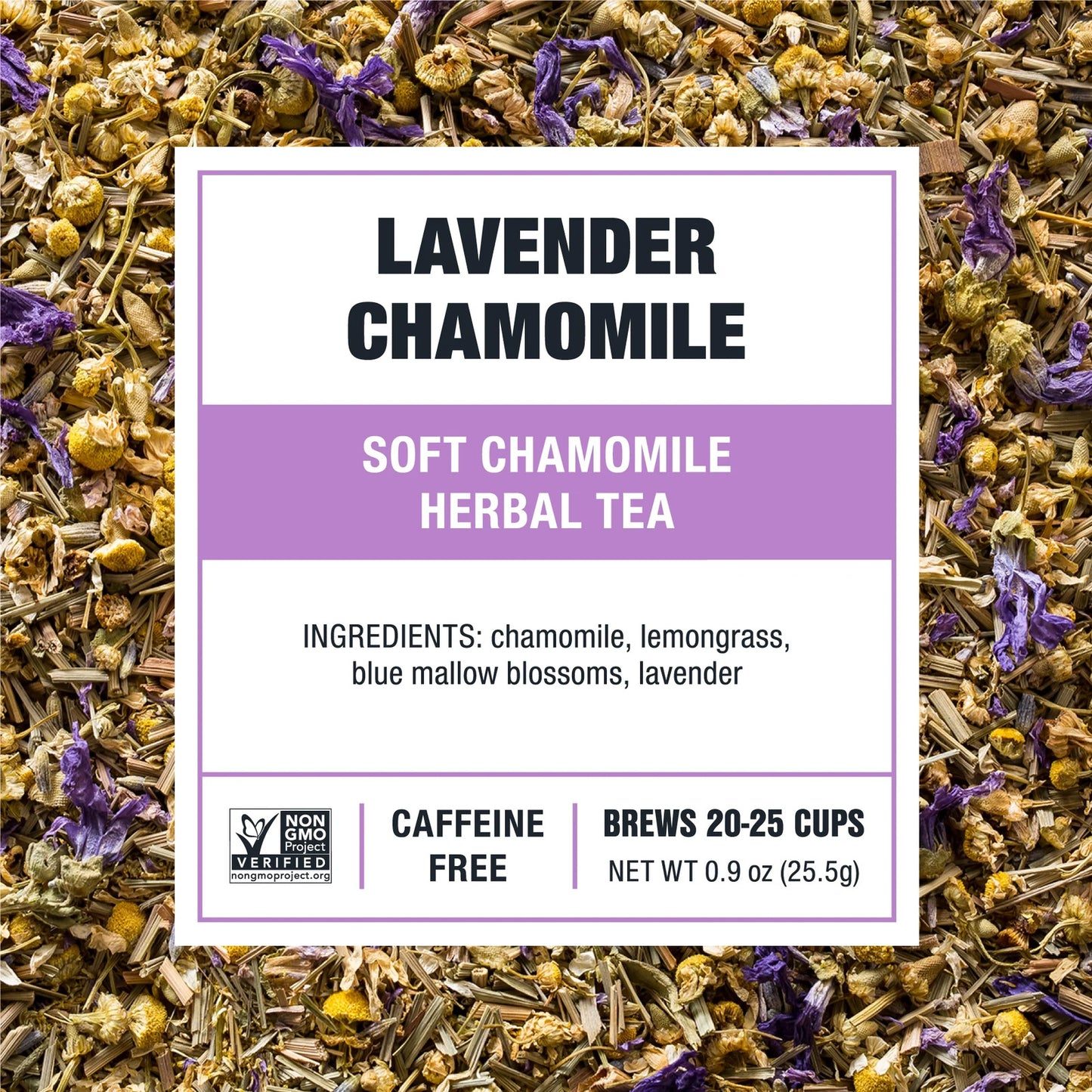 - Lavender Chamomile, Relaxer Loose Leaf Herbal Tea, Caffeine Free, Gmo-Free, Ma