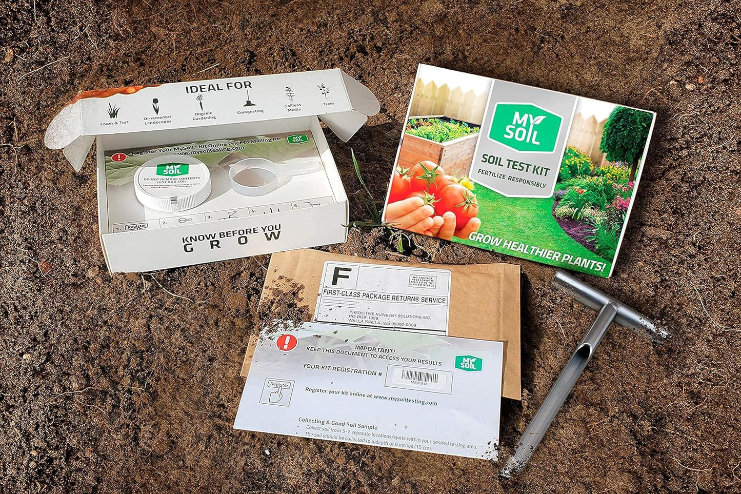 Mysoil - Soil Test Kit PRO Pack | Grow the Best Lawn & Garden | Complete & Accur