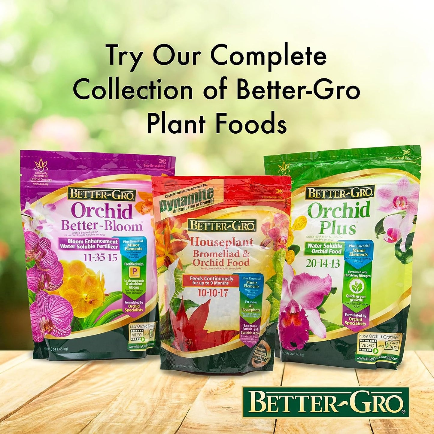 Better-Gro Orchid Better-Bloom 11-35-15 - Urea-Free Bloom Fertilizer for Orchids