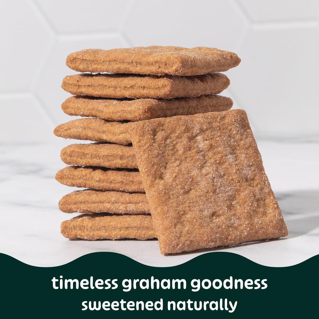 Vegan Graham Crackers - Bulk Pack, Sweetened with Dates, No Added Sugar, Perfect