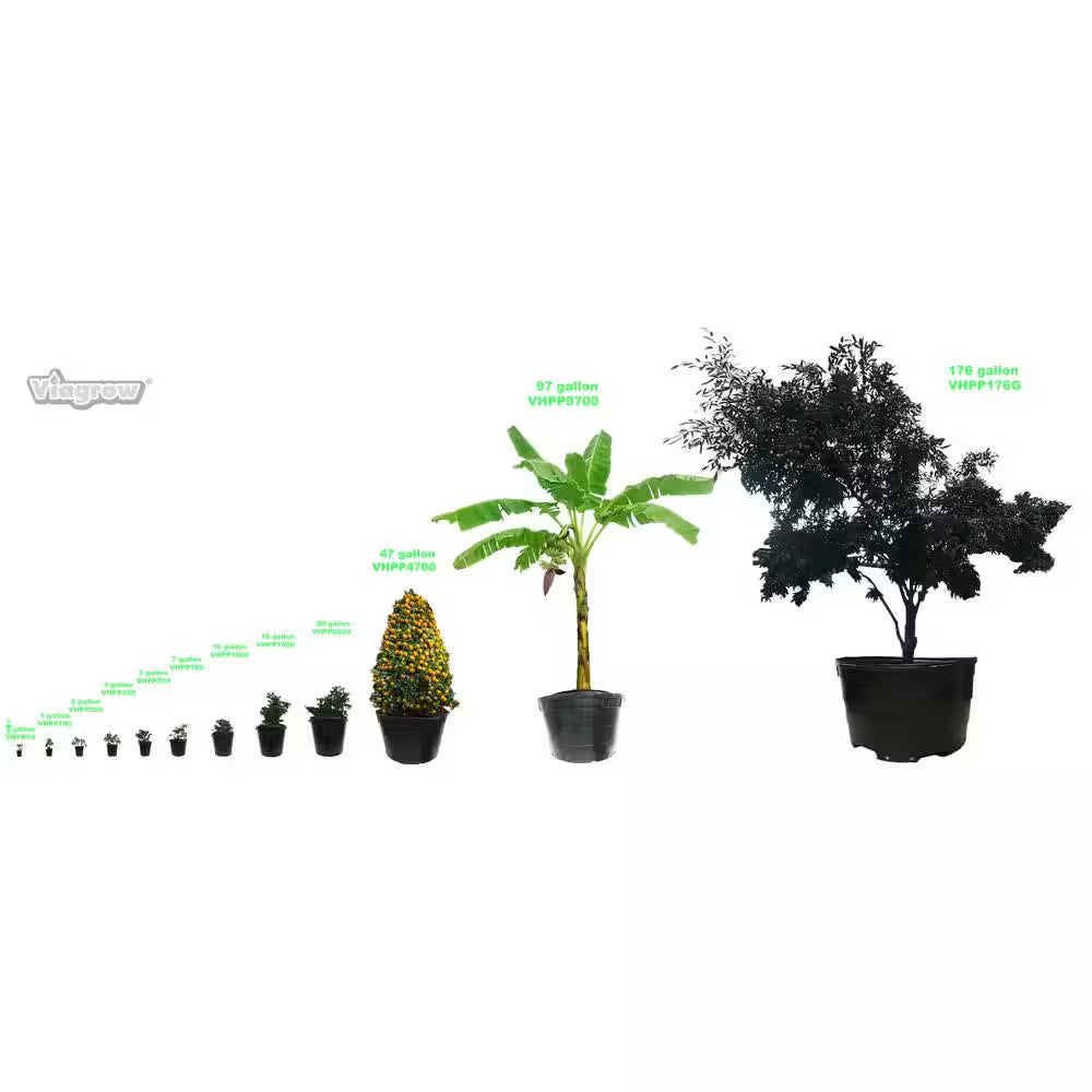 1 Gal. Plastic Nursery Pots (20-Pack)