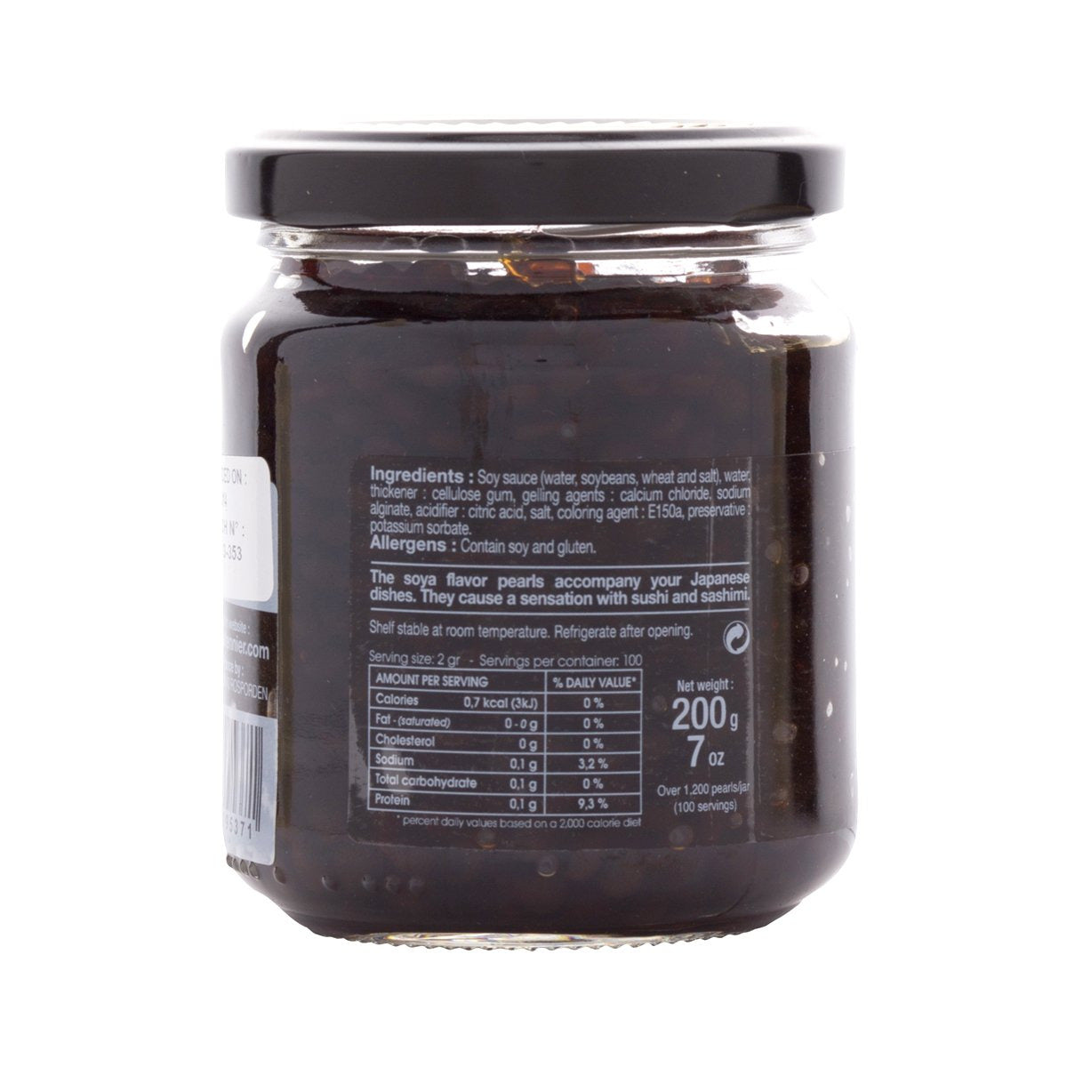 Soy Sauce Flavor Pearls, 7Oz Jar