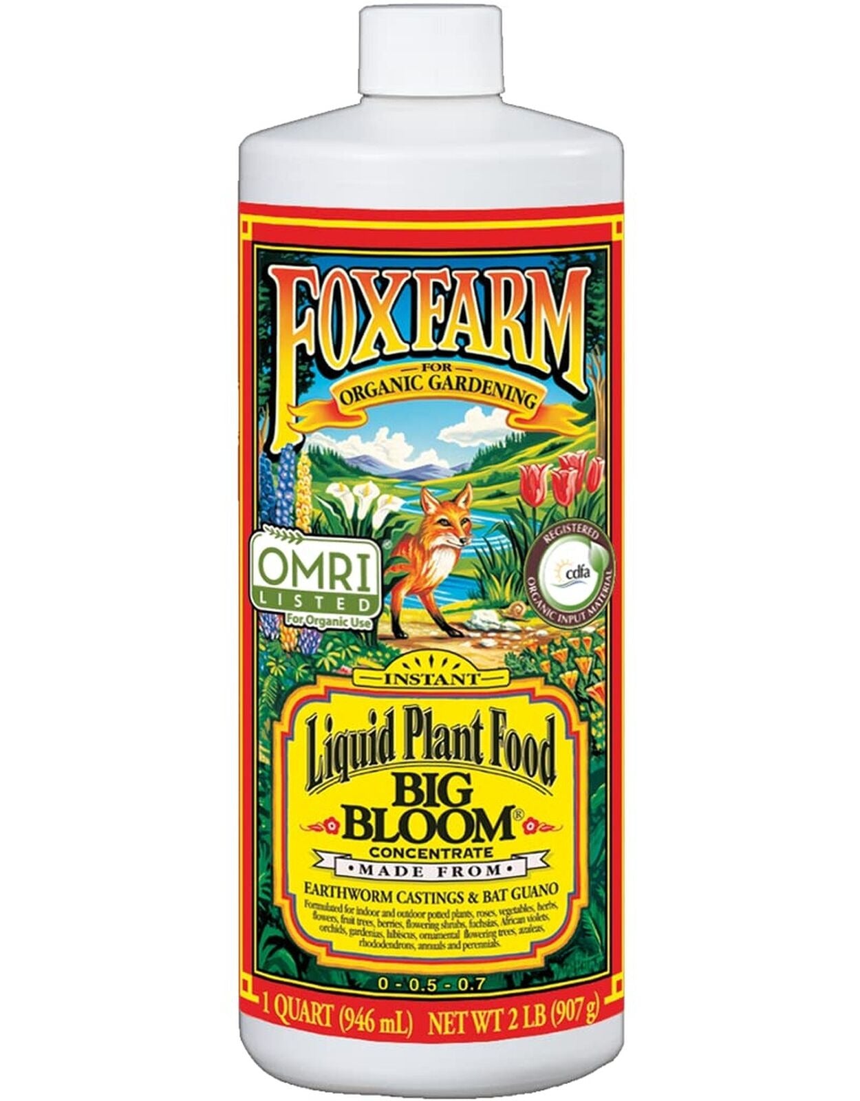 Fox Farm Fertilizer Soil Trio Liquid Nutrient: Tiger Bloom, Grow Big, Big Blo...