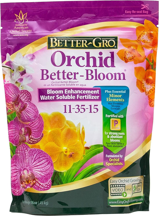 Better-Gro Orchid Better-Bloom 11-35-15 - Urea-Free Bloom Fertilizer for Orchids