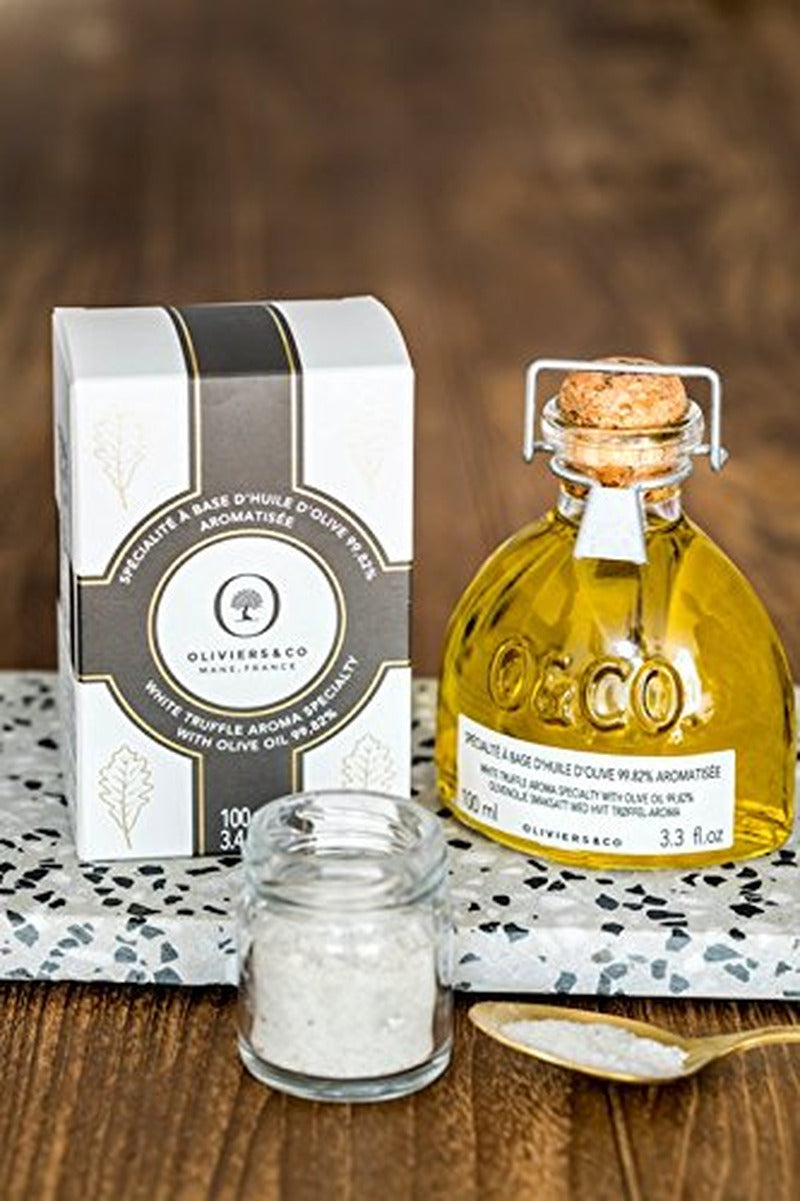 Oliviers&Co White Truffle Oil - 1.7Fl.Oz (50 Ml), Cold Pressed Extra Virgin Truf