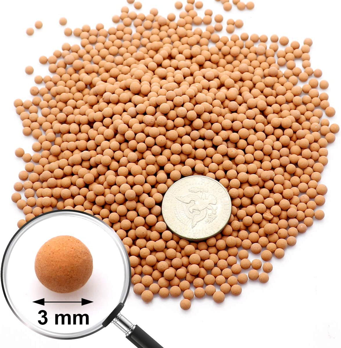 Clay Pebbles Gardening Ceramsite Orchid Hydroponic Grow Media Clay Rocks Drainag