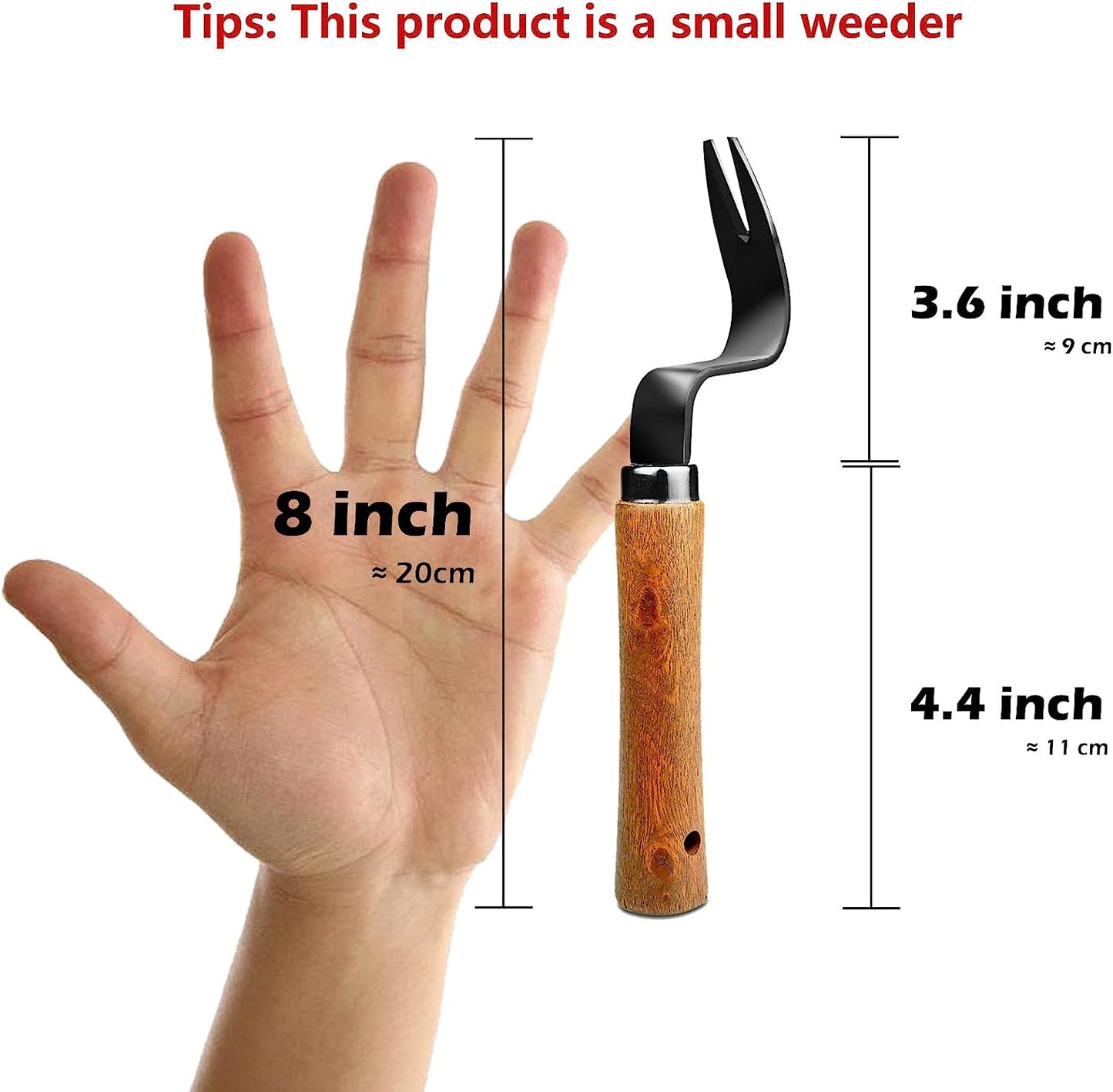 Small Weeder Hand Puller Tool for Garden Caring to Remove Dandelions Thistles an