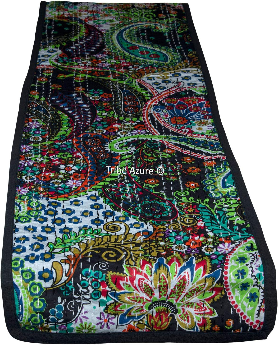 Table Runner Cotton 12" X 48" Floral Tapestry Boho Bohemian Colorful Coffee Tabl