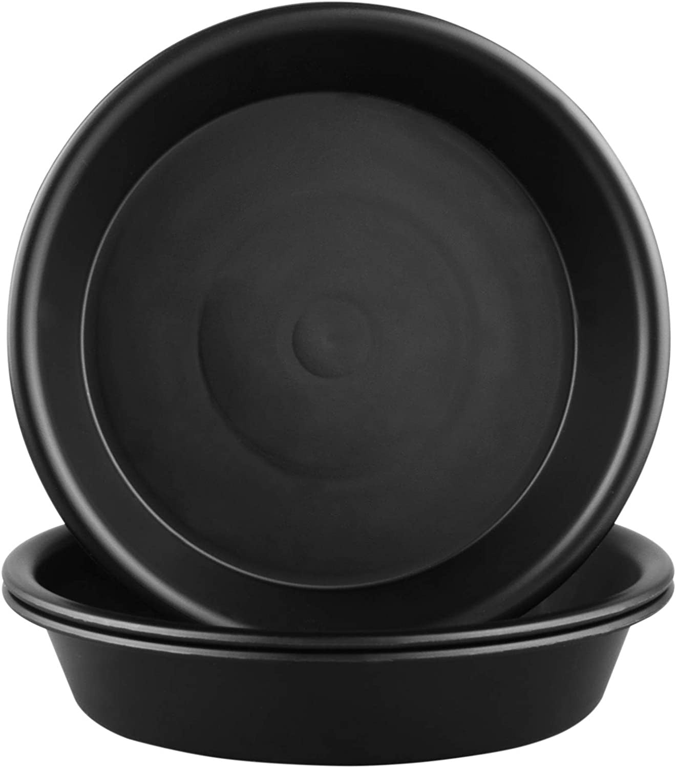 Plant Saucer 6 Inch of 3 Pack Black Heavy Duty Sturdy Plastic Plant Drainage Tra