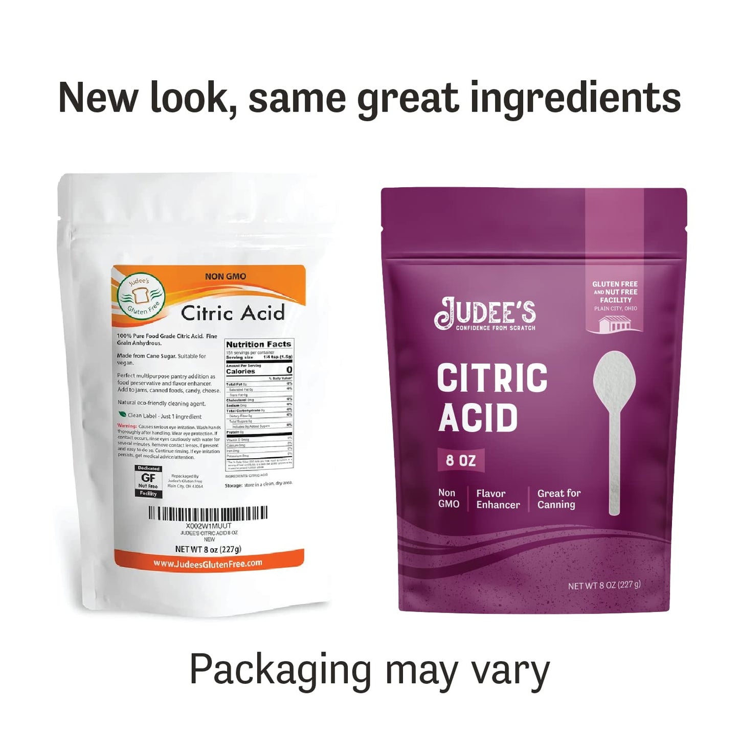 Judee'S Citric Acid 8 Oz - Non-Gmo and Food Grade - Easy to Dissolve, Fine Grain